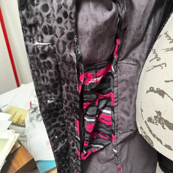 Lorna Zabete for Target Cotton Leopard Print Trench Coat XS - Picture 2 of 12